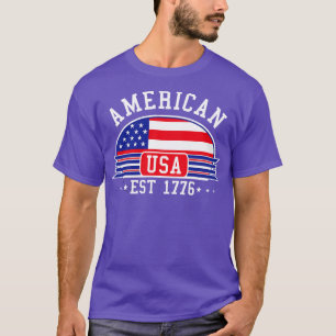 AMERICAN BADGE BLUE T-Shirt