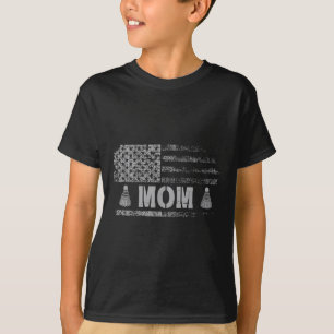 American Badminton Mum Usa Flag Team Badminton T-Shirt