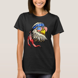 American Bald Eagle 4th Of July  Usa Patriotic Ani T-Shirt