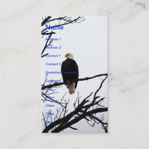 American Bald Eagle Business Card
