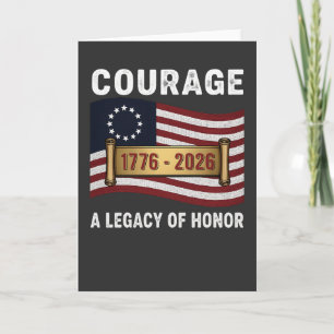 American Bald Eagle Courage Honor Tribute Card