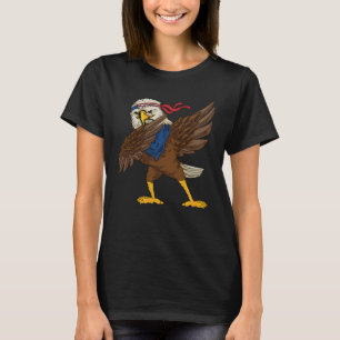 American Bald Eagle Dabbing 2021 Dab Dance 4th Of  T-Shirt