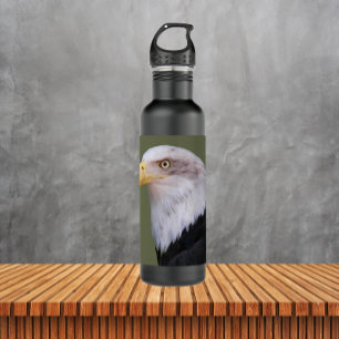 American Bald Eagle Head 710 Ml Water Bottle