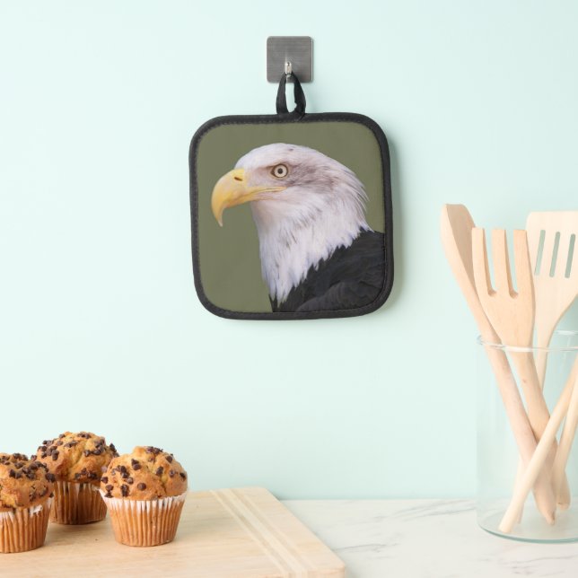American Bald Eagle Head Pot Holder (Insitu(Hanging))