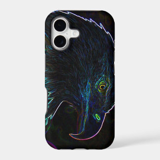 American Bald Eagle in Glowing Edges