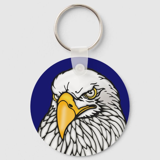American bald eagle navy key ring (Front)