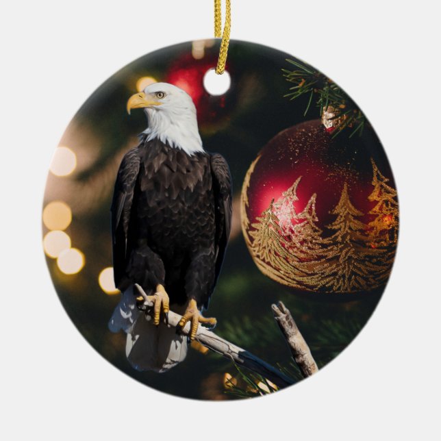 American Bald Eagle Ornament (Front)