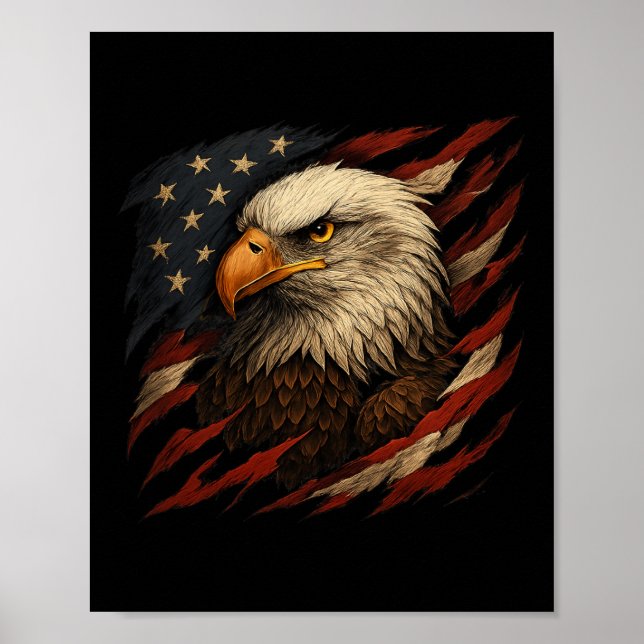 American Bald Eagle  Poster (Front)