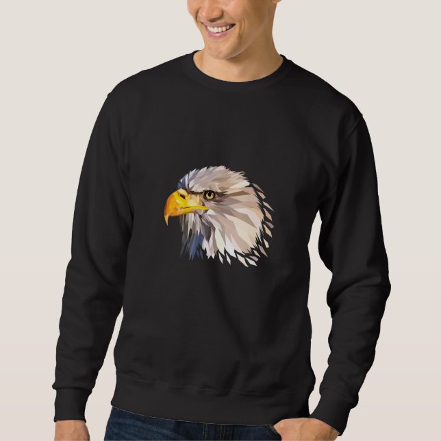 American Bald Eagle Symbol Of Strength & Freedom Sweatshirt (Front)