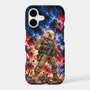 American Bald Eagle Tactical Warrior iPhone 17 Cas