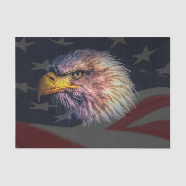 American Bald Eagle Tissue Paper (Front)