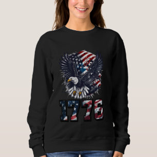 American Bald Eagle US Flag Declaration of Indepen Sweatshirt