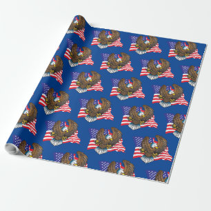 American Bald Eagle Wrapping Paper