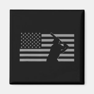 American Baseball Baseball  Magnet