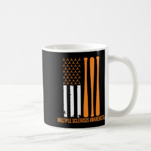 American Baseball Sports Multiple Sclerosis Awaren Coffee Mug