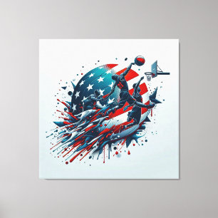 American Basketball - Acrylic Wall Art