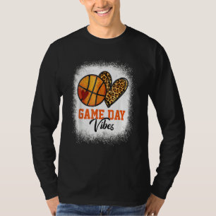 American Basketball Game Day Vibes Basketball Mom T-Shirt