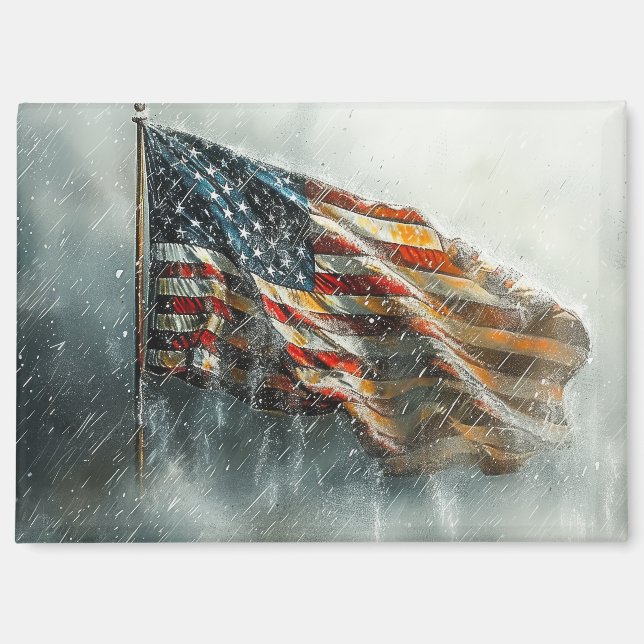 American Battle Flag Magnet (Front)