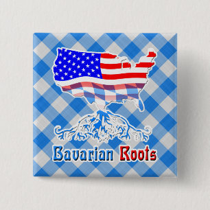 American Bavarian Roots Button