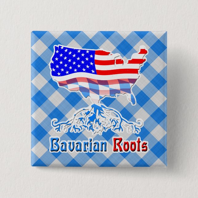 American Bavarian Roots Button (Front)