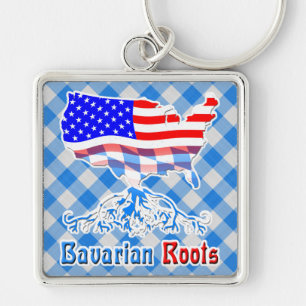 American Bavarian Roots Keyring