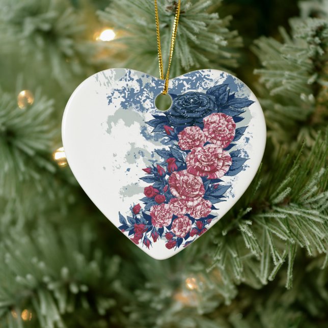 American Beauty Ceramic Tree Decoration (Tree)