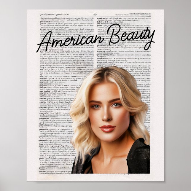 American Beauty -- in Celebration Poster (Front)
