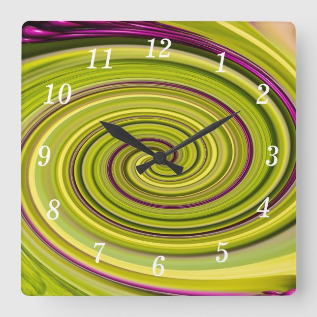 American Beautyberry Abstract Wall Clock (Front)