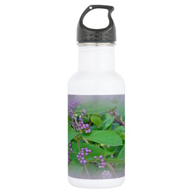 American Beautyberry (Callicarpa americana) 532 Ml Water Bottle (Front)
