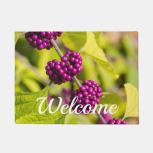 American Beautyberry Welcome Doormat
