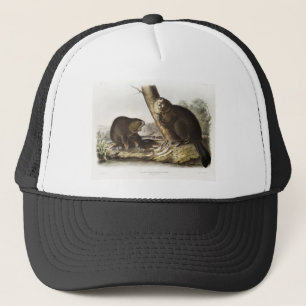 American Beaver Camping Gear Deco Gifts Trucker Hat