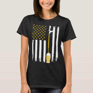 American Beer Flag International Beer Day T-Shirt