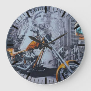 American bike Retro Large Clock
