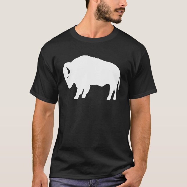 American Bison Buffalo America Wildlife Nature Des T-Shirt (Front)