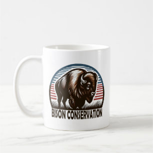 American Bison Conservation World Wildlife Day Coffee Mug