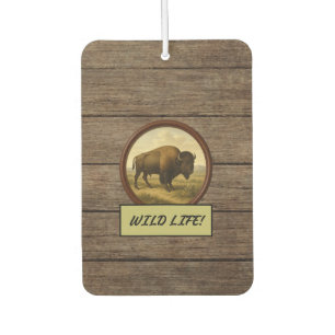 American Bison Dark Wood Auto/Truck Air Freshener