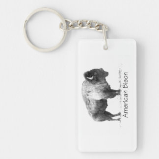 American Bison Key Ring