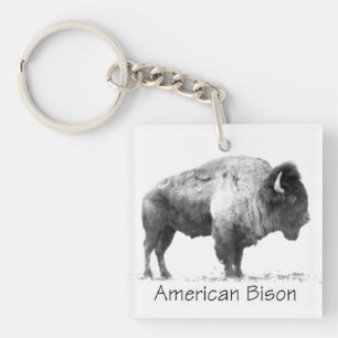 American Bison Key Ring