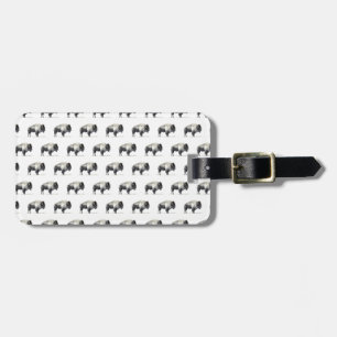 American Bison Luggage Tag