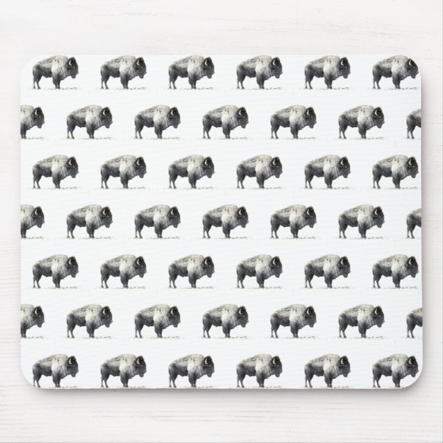 American Bison Mouse Pad (Front)