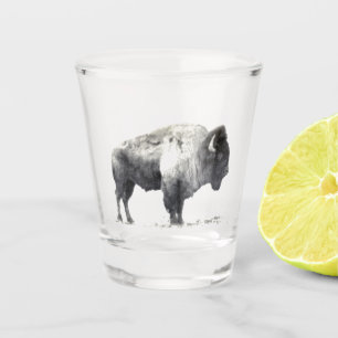 American Bison Shot Glass