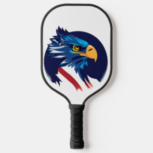 American Blad Eagle Flag Pickleball Paddle