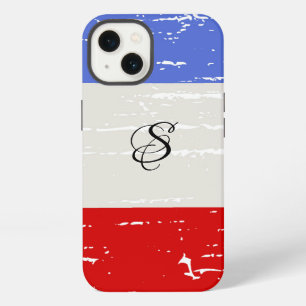 American Blocks Solid Monogram iPhone 13 Case