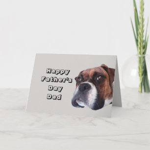 AMERICAN BOXER FATHER'S DAY CARD