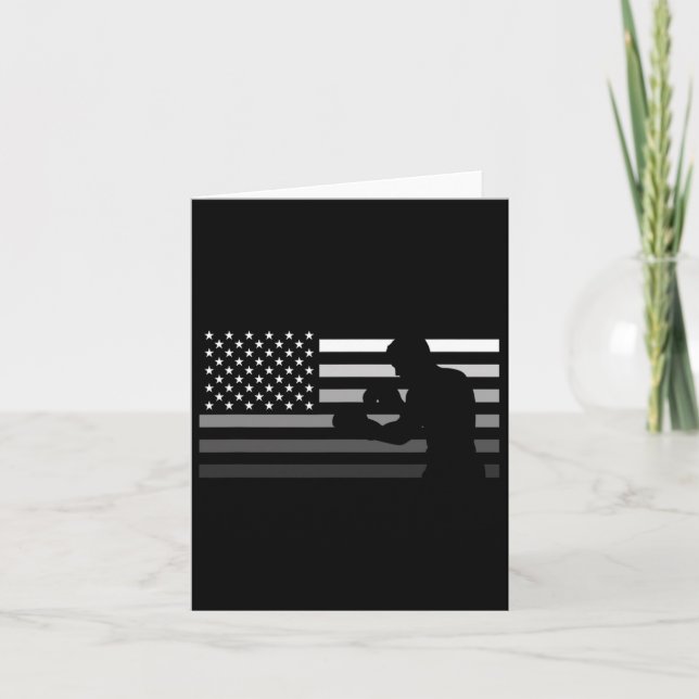 American Boxing T Shirt  Card (Front)