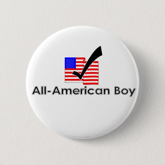 American Boy Button (Front)