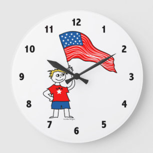American Boys Clock