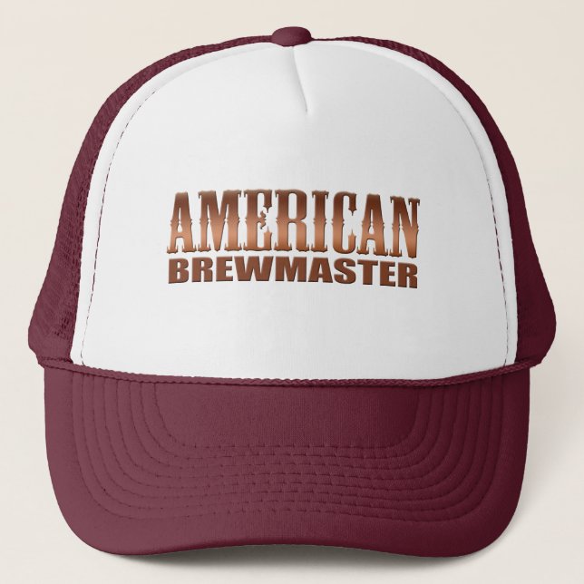 american brewmaster home brewer beer trucker hat (Front)