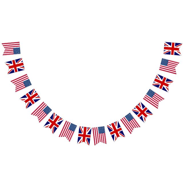 American British Wedding Bunting (All)