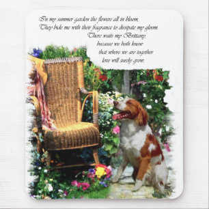 American Brittany Spaniel Art Gifts Mouse Pad